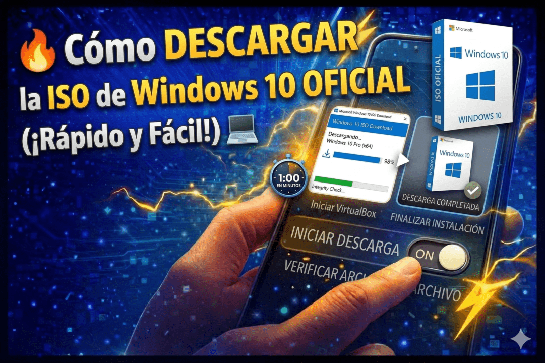 Truco Oculto: Descargar la ISO de Windows 10 Oficial Fácil 🚀
